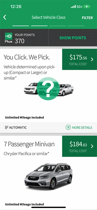 Amtrak vs driving. A rental car price for Enterprise with pickup and dropoff in Detroit.