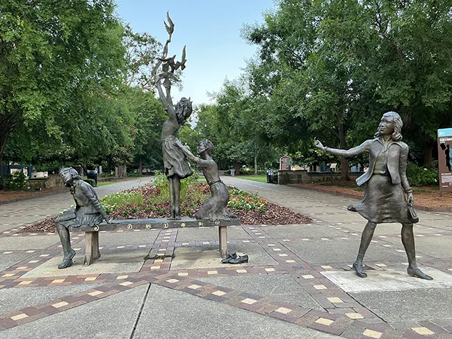 Statues of four children..... Kelly Ingram Park in downtown Birmingham, AL.
