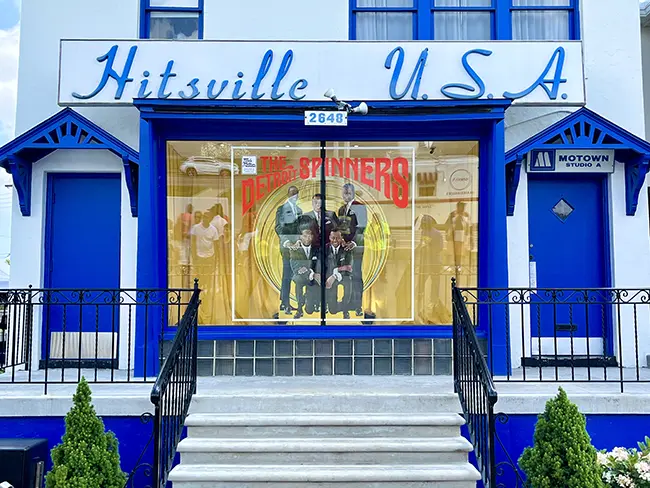 The recording studio visitors can tour when they visit the Motown Museum in Detroit Michigan. The Motown Museum is one of the best things to do in Detroit!