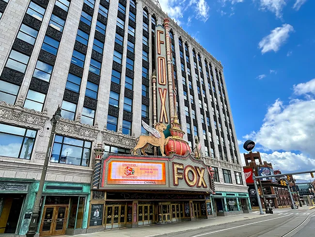 Fox Theater in downtown Detroit.