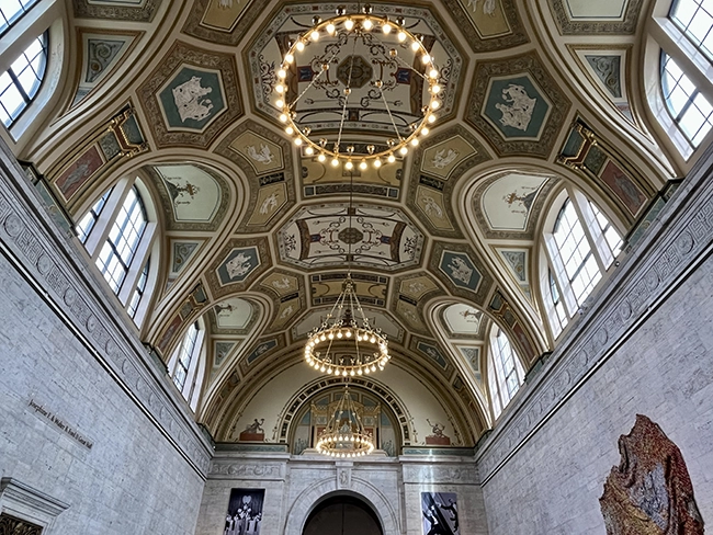 The Grand Hall inside the Detroit Institute of Arts (DIA) in Detroit, MI.