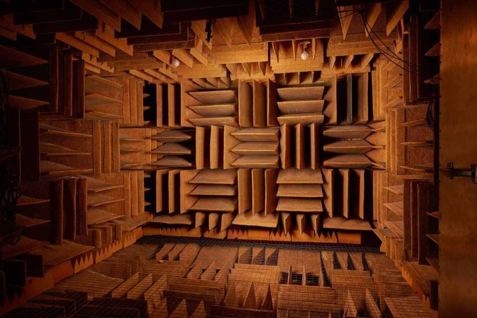 Inside the Orfield Anechoic Chamber in the Twin Cities area.