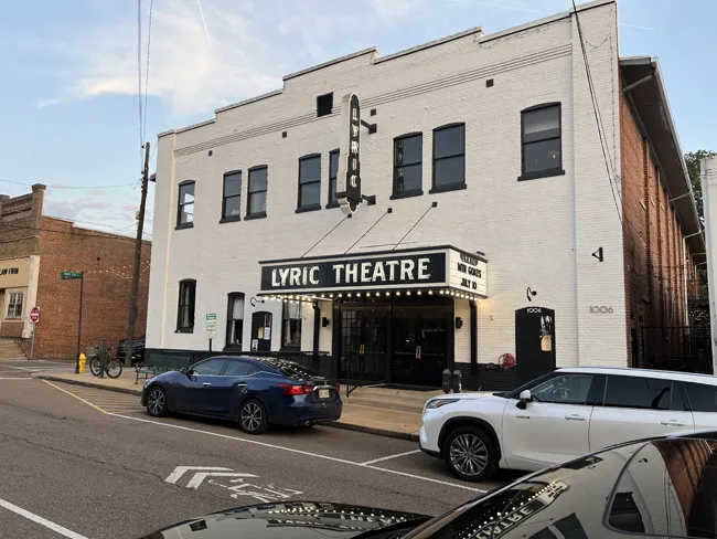 The Lyric Theatre in downtown Oxford, Mississippi.