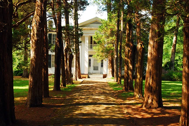 Rowan Oak, the home of Nobel Prize winning author William Faulkner, located in Oxford, Mississippi.