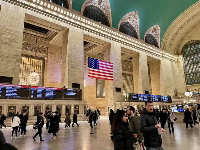 Inside Grand Central Terminal in Manhattan, New York City.
