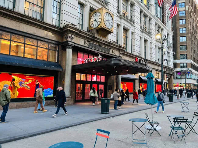 The world's largest Macy's department store off 34th and Broadway in Manhattan, New York City.