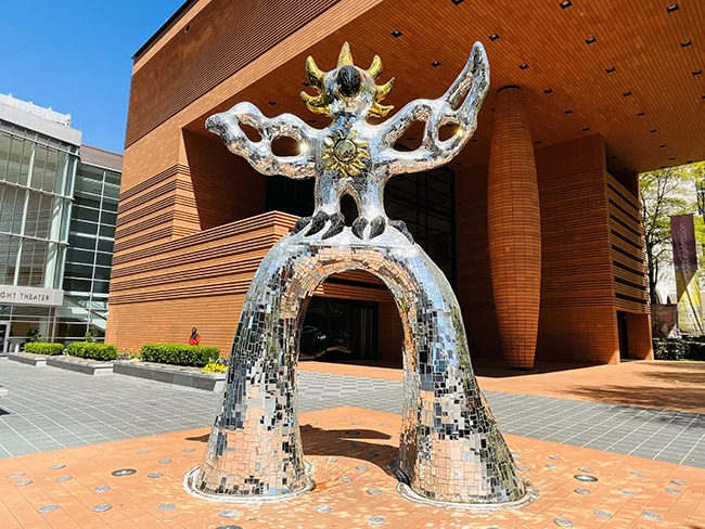 Is Charlotte worth visiting? The Firebird statue outside the entrance to the Bechtler Museum of Modern Art in uptown Charlotte off S Tryon St.