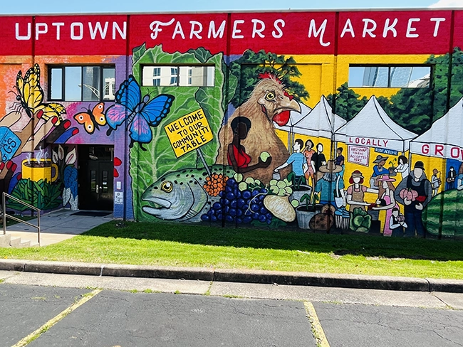 The Uptown Farmers Market.