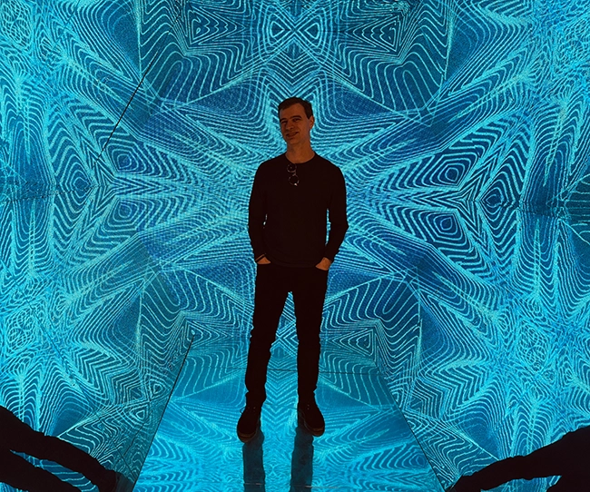 Inside the Cleveland location of the Museum of Illusions